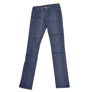 bebe charcoal gray python print pull on stretchy Skinny Jeans size 29